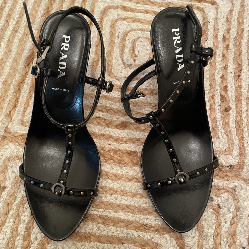 Vintage Prada studded sandal
